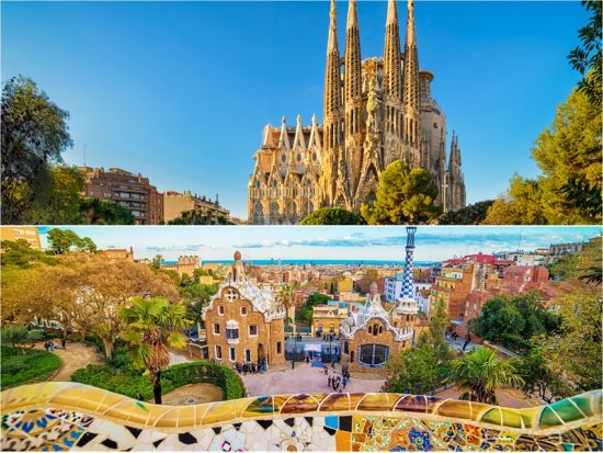 世界遺産サグラダ・ファミリア＆グエル公園　半日観光ツアー ＜英語／バルセロナ＞