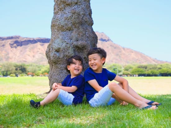 ハワイ ファミリーフォト 家族写真 オアフ島 ホノルル 旅行の観光 オプショナルツアー予約 Veltra ベルトラ