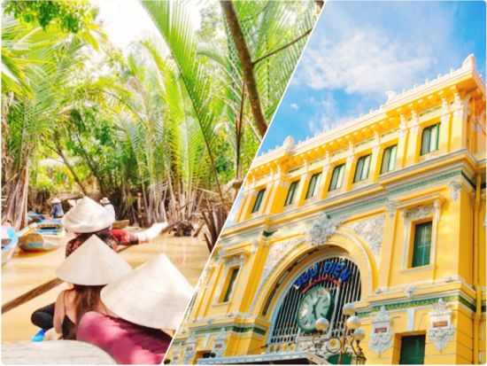 メコン川クルーズ＆ホーチミン市内観光ツアー　ベトナム料理レストラン「ニャーハンゴン」のディナー付きプランあり ＜貸切／終日／往復送迎／日本語ガイド＞