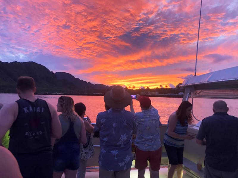 sunset cruise lihue kauai