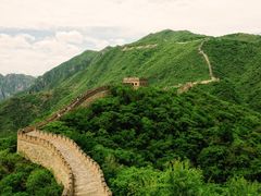 See panoramic views atop the Great Wall of China