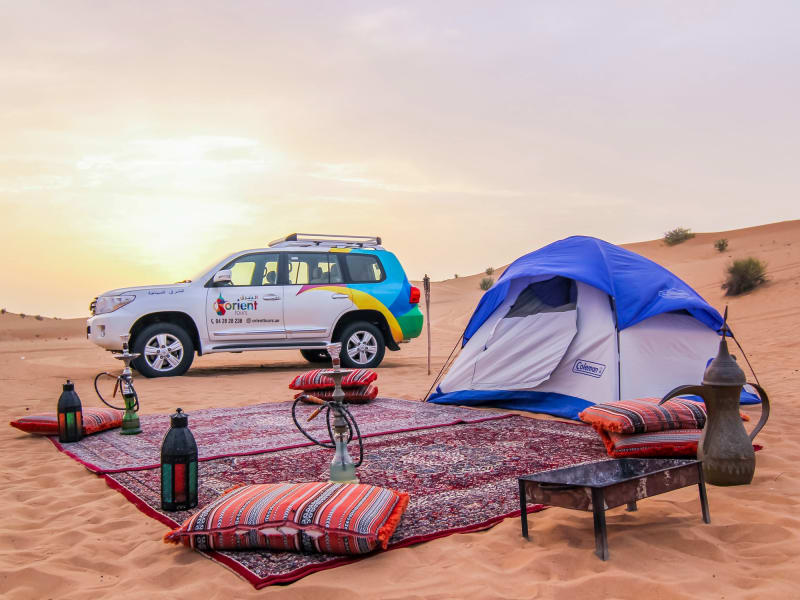 UAE Dubai Desert Sunset Overnight Safari Tent