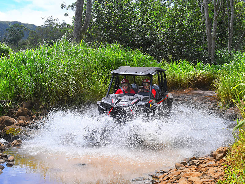 カウアイ島 四輪バギー Atv アドベンチャー感満載のジャングルを疾走 英語ガイド ハワイ カウアイ島 の観光 オプショナルツアー専門 Veltra ベルトラ