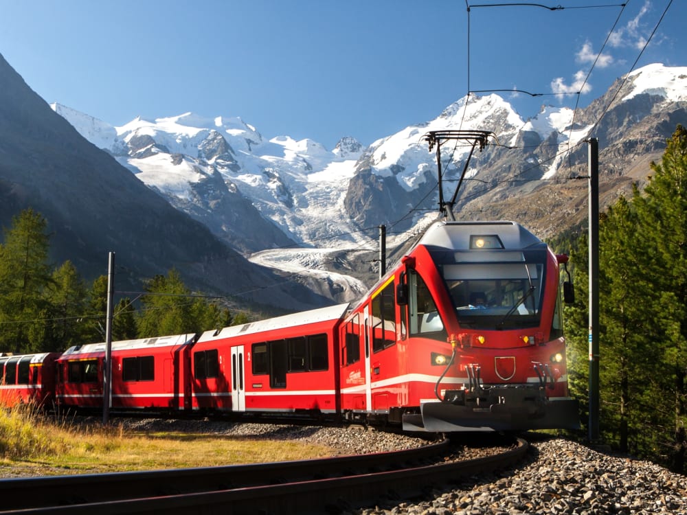 Swiss Alps Bernina Express from Milan with St. Moritz Visit and Hotel ...