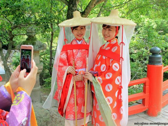 平安のおでかけスタイル「壺装束」で宮島観光！大聖院＆紅葉谷公園を散策＜宮島＞by みやじま紅葉の賀