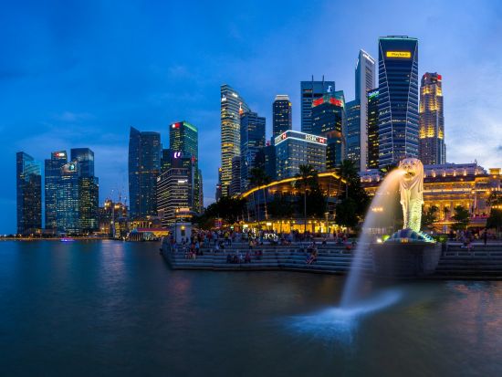 シンガポール夜景ツアー　ガーデンズ・バイ・ザ・ベイ＆マリーナベイサンズの光と音のショー＋リバークルーズ 　ジャンボのチリクラブプラン選択可＜日本語ガイド＞