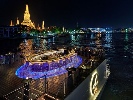 サフロンクルーズ 5つ星ホテル「バンヤンツリー」運行 ワンランク上のディナークルーズ＜タイ料理4コース／送迎付きプランあり＞