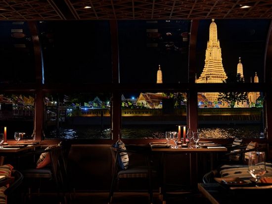 サフロンクルーズ 5つ星ホテル「バンヤンツリー」運行 ワンランク上のディナークルーズ＜タイ料理4コース／送迎付きプランあり＞