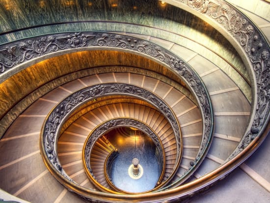 bramante staircase, vatican museums tour