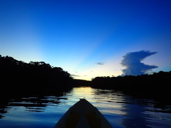 サンセット&ナイトカヤックツアー　宮良湾からの夕日・マングローブ・夜行性の生き物・星空を一度に楽しむ＜6～10月／当日12時まで予約可＞