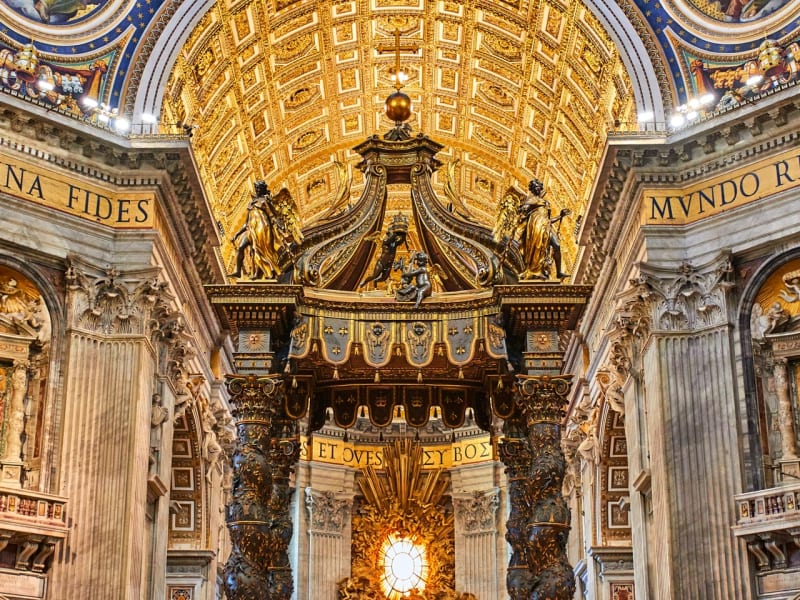 st peters basilica tickets, interior