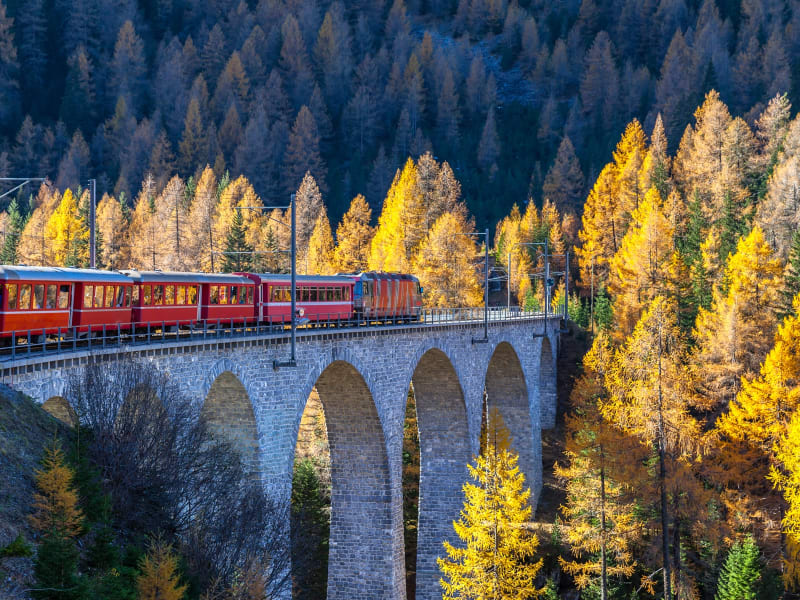 Bernina Express from Milan
