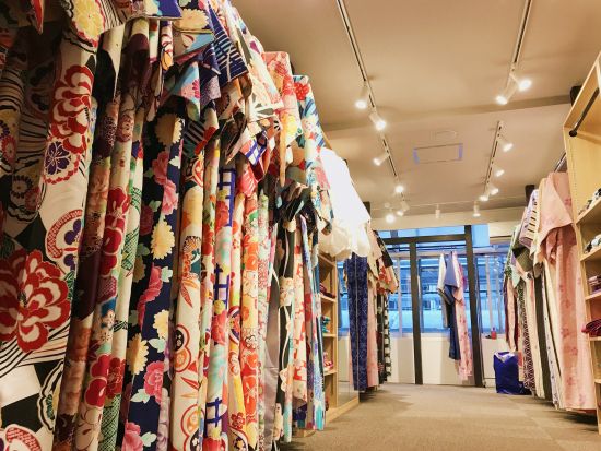 着物レンタル 大人可愛いシンプル着物からレトロモダンなアンティーク着物まで！はんなり優雅な装いで古都散策♪＜京都駅前店＞by VASARA