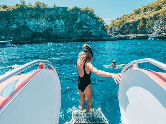 レンボンガン島＋ペニダ島＋チュニガン島日帰りツアー　3島の楽園でたっぷりシュノーケリング　ビーチクラブ利用付き＜英語ガイド／送迎／ランチ付＞byバリハイクルーズ