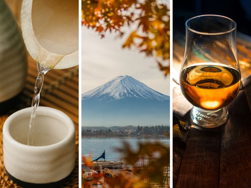 Mt. Fuji with Sake Brewery & Whisky Distillery