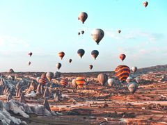 Cappadocia , Turkey, Hot air balloon flight