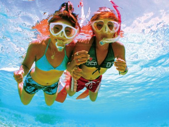 【ベストプライス】竹富島観光＋八重山諸島シュノーケリング　水牛車観光と選べるランチ付き＜1日／昼食／送迎＞