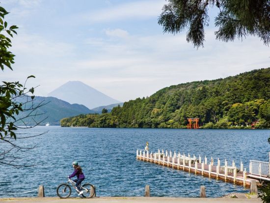 サイクリングツアー 箱根神社や九頭龍神社を訪れるパワースポット巡り　自転車はレンタル or 持ち込み可＜午前／箱根＞by 箱根マウンテンリッパー