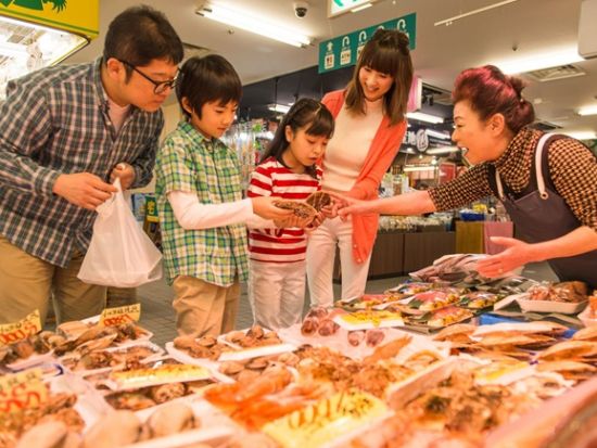 貸切観光タクシー 三陸復興国立公園種差海岸・蕪島と約60店舗が軒を連ねる巨大市場「八食センター」を巡る旅＜3時間／通年／JR・青い森鉄道八戸駅又は八戸市内発着＞