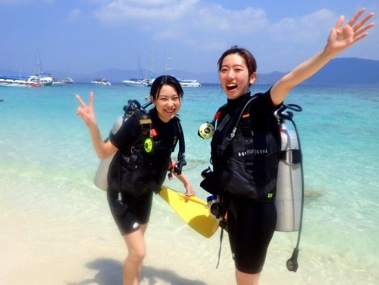 コーラル島体験ダイビングツアーと人気のムックダー・スパ「Mookda Spa」どっちも満喫！日本人インストラクター同行で安心！＜ビーチ／1ダイブ＞by D.O.