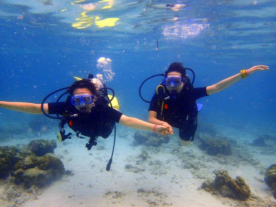 コーラル島体験ダイビングツアーと人気のムックダー・スパ「Mookda Spa」どっちも満喫！日本人インストラクター同行で安心！＜ビーチ／1ダイブ＞by D.O.