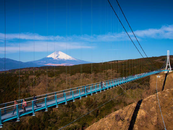 Japan_Shizuoka_Mishima Skywalk_bridge_MT Fuji_shutterstock_1193938438