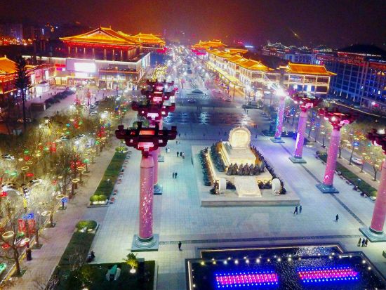 西安ナイトツアー　唐歌舞ショー観賞＋餃子宴＋イルミネーション＜貸切／夕食付／日本語ドライバー／西安発＞