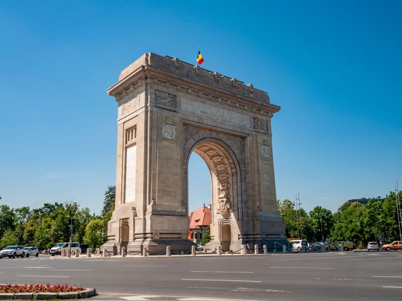 Romania_Bucharest_the_Arch_of_Triumph_shutterstock_1465050164