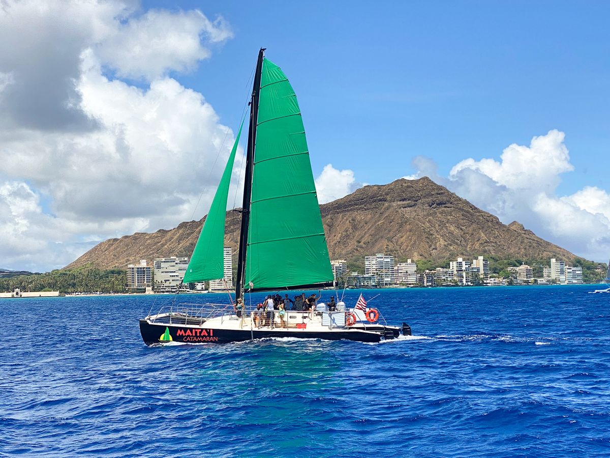 catamaran booze cruise honolulu