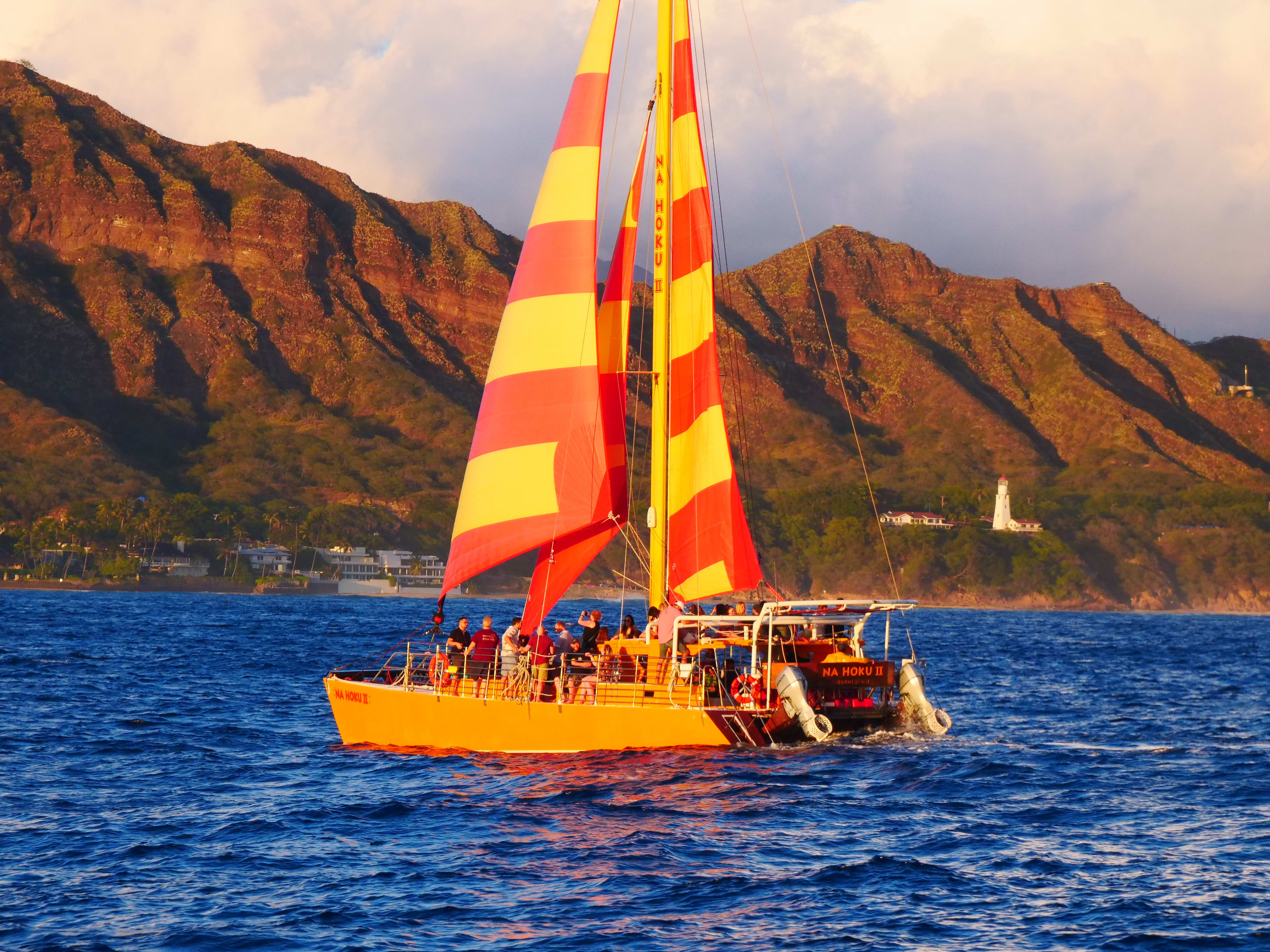 Na Hoku Ii Catamaran Private Daytime Booze Cruise With Open Bar Open Now Tours Activities Fun Things To Do In Oahu Hawaii Veltra