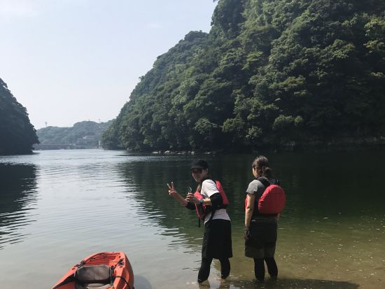 リバーカヤック 半日コース 穏やかな流れの安房川は初めてでも安心！by 登山用品レンタルの山下