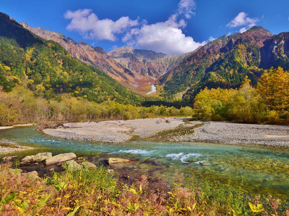 Japan_Nagano_Kamikochi_Japan Alps_autumn_fall_shutterstock_1425266888