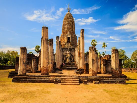 【チェンマイ発】世界遺産スコータイ1日観光ツアー☆タイ独立国家発祥の地を巡ろう！＜終日／ホテル送迎付／日本語ガイド／昼食付＞