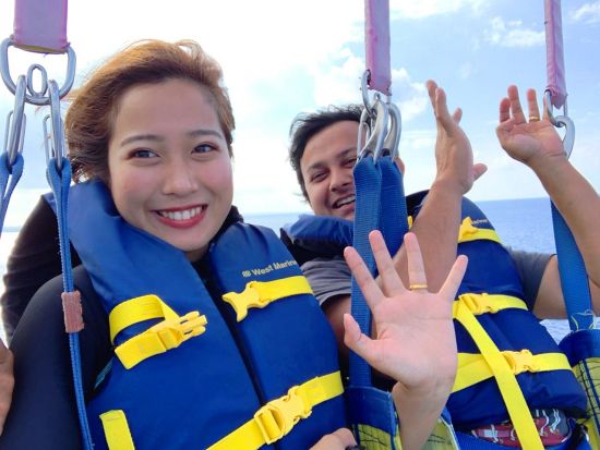 北部パラセーリング　沖縄最長パラセールロープ200ｍ！沖縄一のパラセール老舗店・実績＆利用者数NO.1！4Kカメラ・GoPro空撮無料写真プレゼント＜本部町発＞