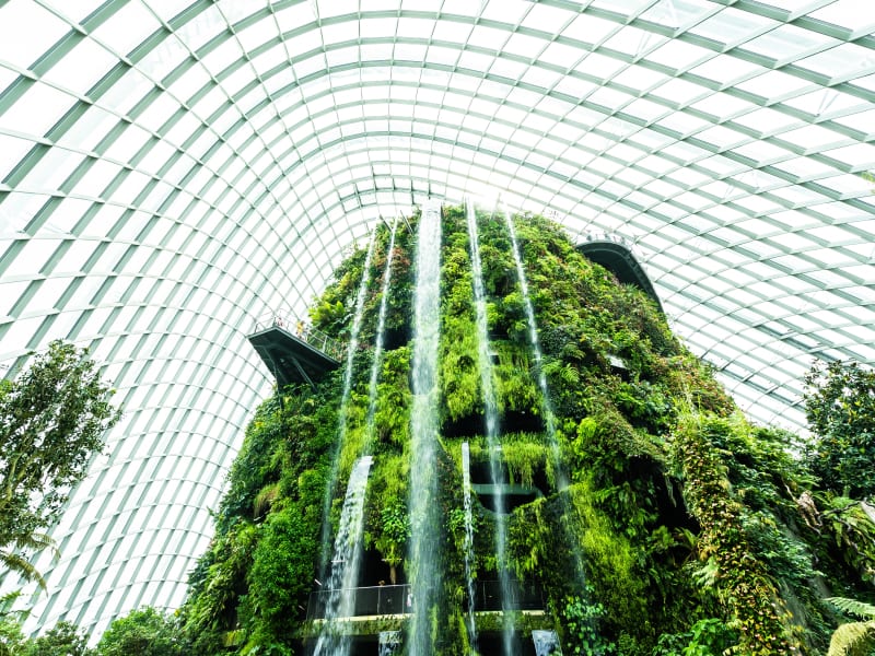 Singapore_Gardens by the Bay_Cloud Forest_shutterstock_1333736330
