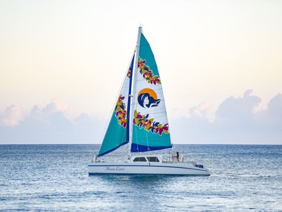 サンセットセーリング　ホヌラニ号　アルコール2杯＆ソフトドリンク飲み放題＆軽食付き＜ケワロ湾発＞