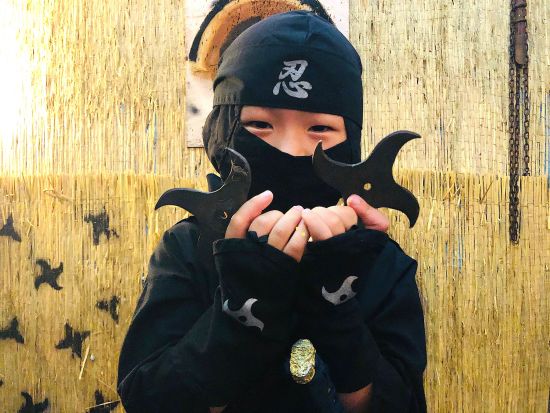 忍者体験 コスチュームに身を包んで修行体験 ！2歳～参加OKなので子供と一緒に日本文化体験ができる！＜選べる1ドリンク付き／浅草＞
