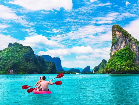 最後はカイ島でゆったりビーチタイム。パンガー湾カヌー×ジェームスボンド島を巡る充実の1日 ＜安心の日本語ガイド同行プランあり／プーケット島内送迎無料＞