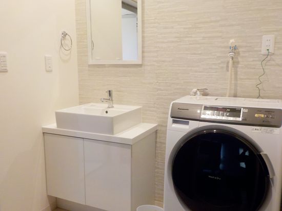 H棟洗面洗濯機