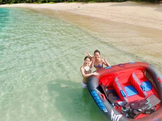 【6～10月】奄美の秘境コウトリビーチ上陸1DAYツアー シュノーケル＆お弁当付 SUP体験付きのプランもあり＜龍郷町 芦徳漁港集合＞