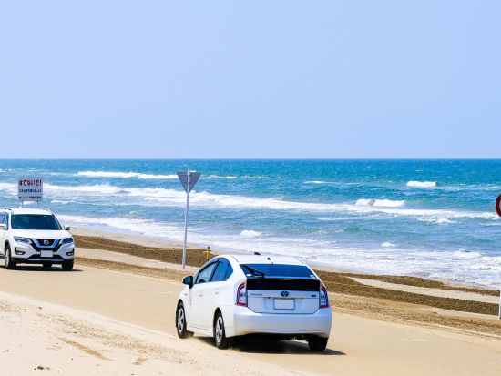 貸切観光タクシー 千里浜なぎさドライブウェイを走る絶景プライベートツアー＜2時間or3時間／1～9名／金沢発着＞