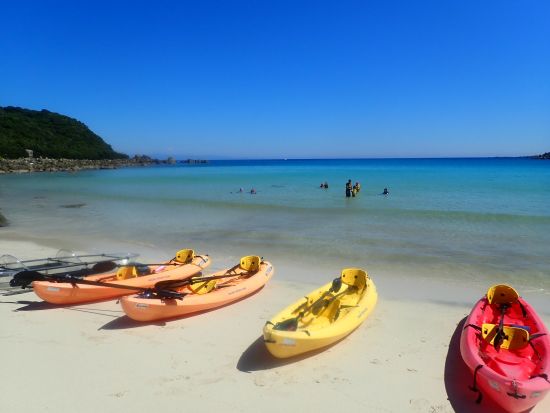 シーカヤック＆シュノーケルツアー 写真撮影＆ウェブアルバムプレゼント 1日プランは手作りアウトドアランチ込！＜1日または半日プラン＞ by オーシャンガイズ