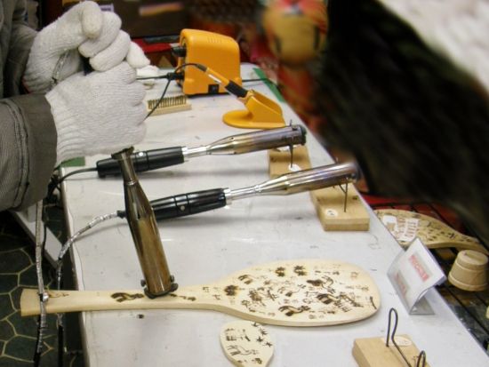 宮島名産しゃもじ 「オリジナルしゃもじ」手づくり体験　焼印や写絵の選べる組み合わせ＜宮島＞