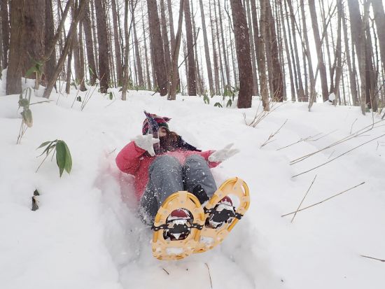 富良野を歩く！スノーシューツアー　ドラマ『北の国から』コースもおすすめ！＜12～3月／富良野＞