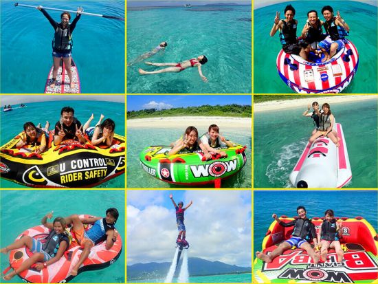 半日マリンスポーツ10種遊び放題！直接集合はGoPro無料でレンタル＜半日／市街地ホテル送迎可／石垣島発＞ by RISE石垣島