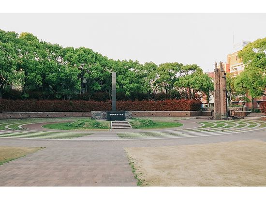 原爆落下中心地（車窓）