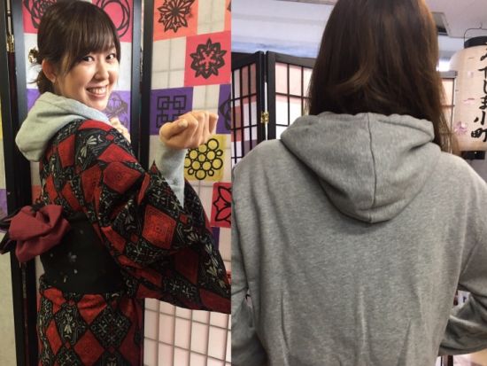 着物レンタル＆着付け体験　お手持ちの洋服を着物と合わせて新しいスタイルにアレンジ！着用した着物はそのままプレゼント＜宮島＞