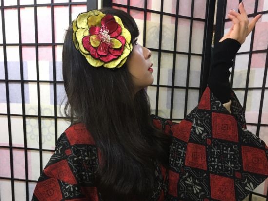 着物レンタル＆着付け体験　お手持ちの洋服を着物と合わせて新しいスタイルにアレンジ！着用した着物はそのままプレゼント＜宮島＞