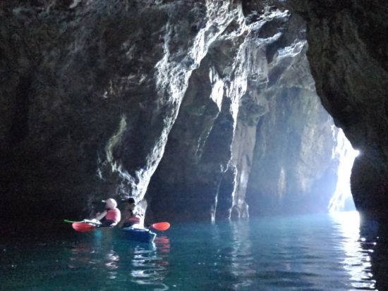 【愛犬連れOK】シーカヤック体験 ペットと一緒に透明度の高い浦富海岸の海を満喫＜4月〜10月／岩美駅からの送迎無料／岩美＞by 鳥取県自然体験塾