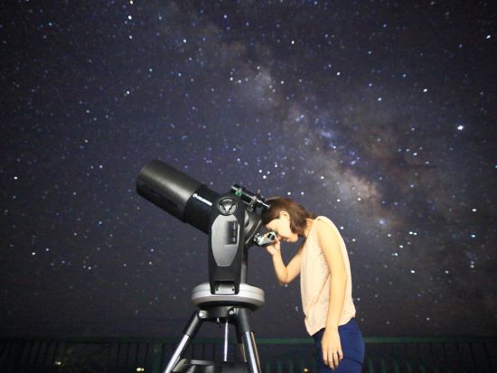 スターウォッチングツアー　「星空保護区」認定の星降る島で天体望遠鏡を使用した本格星空観察＜夜／送迎付き／伊豆諸島・神津島＞